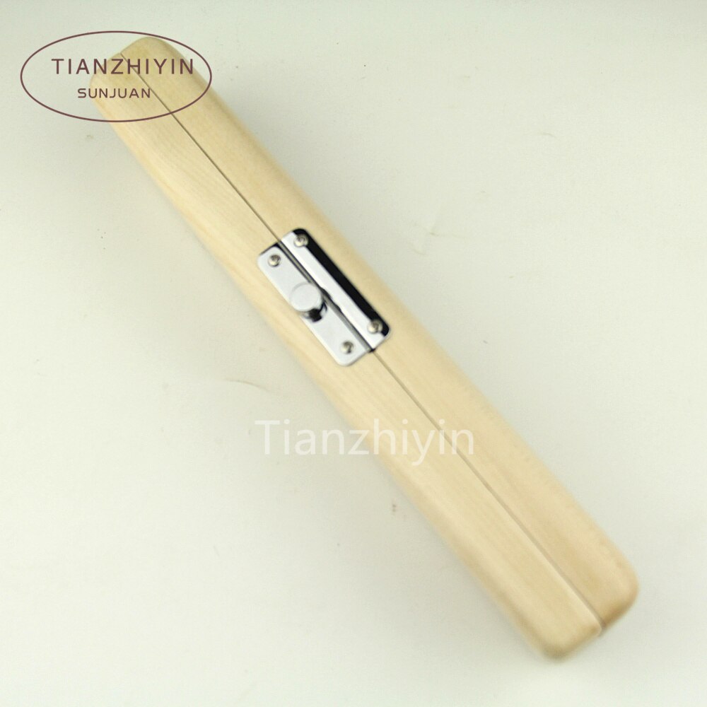 Solid Wood Flute Head Joint Case Wooden Storage Box Flute Mouthpiece Accessories: B
