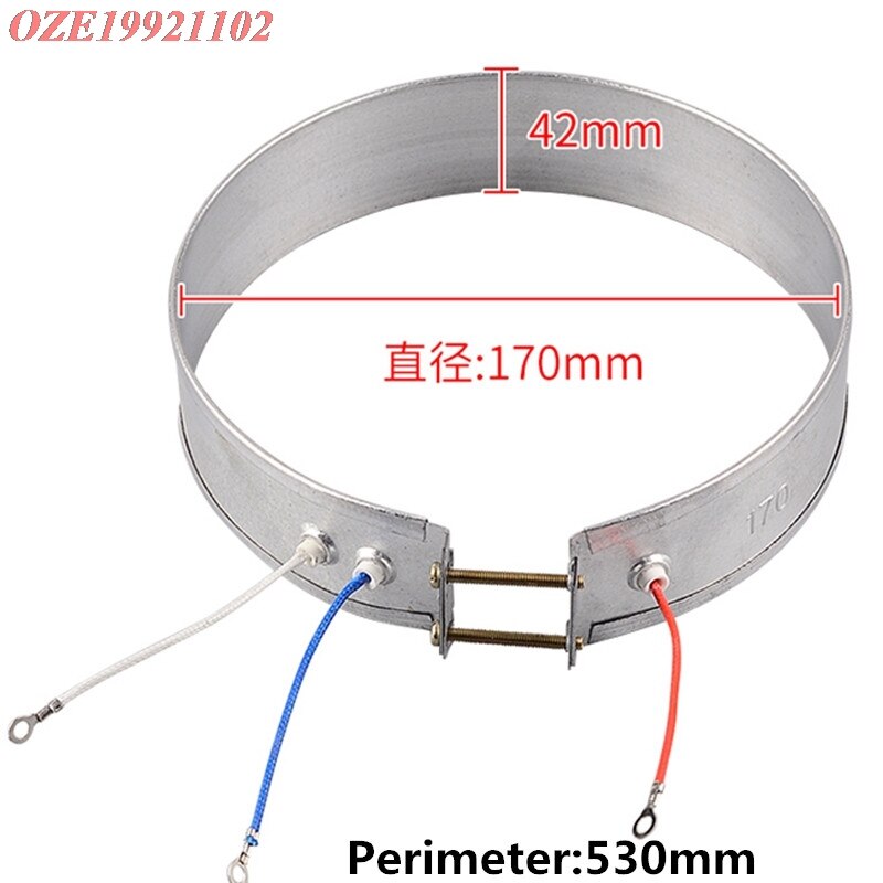 1pc Electric Water Heater Thin Band Heater for Electric Cooker Household 140mm 145mm 150mm 155mm 160mm 165mm 170mm Diameter: 170MM Dia.