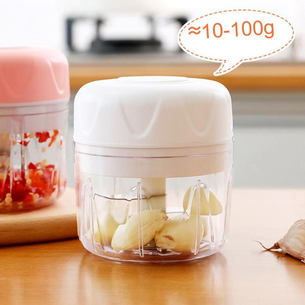 Multifunction Household Mini Food Chopper Wireless Electric Vegetable Processor Kitchen Press Tool Garlic Food Mincer Grind A5T0