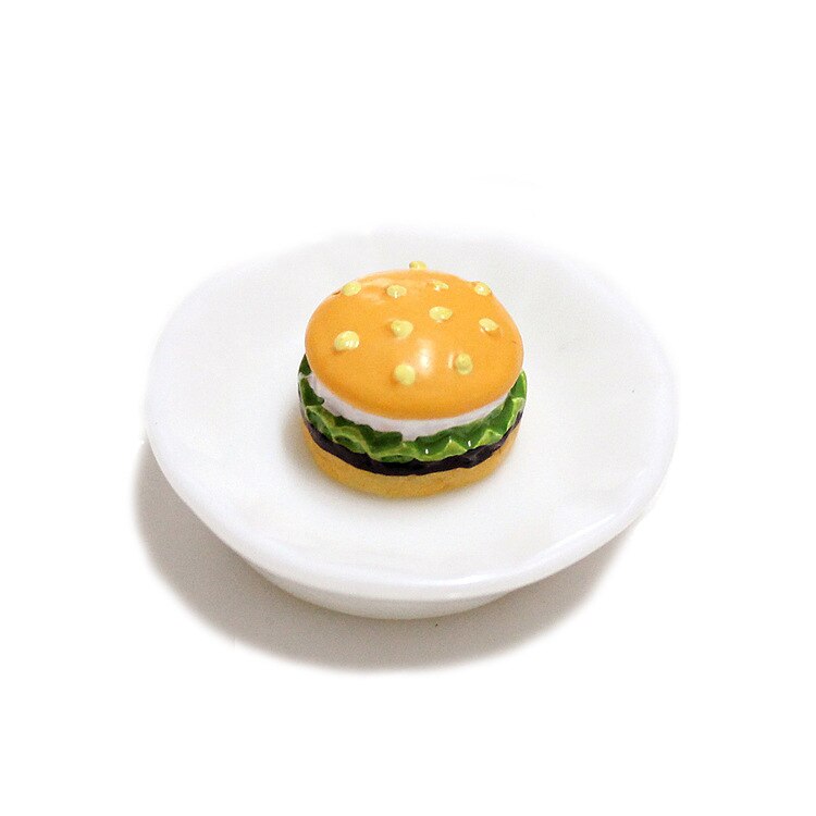 10 stücke Mini Hamburger Füllstoff Für Klar Flauschigen Schlamm Kasten Beliebten Spielzeug freundlicher Lizun Schleim DIY Bausatz Zubehör freundlicher Modellierung Tonne