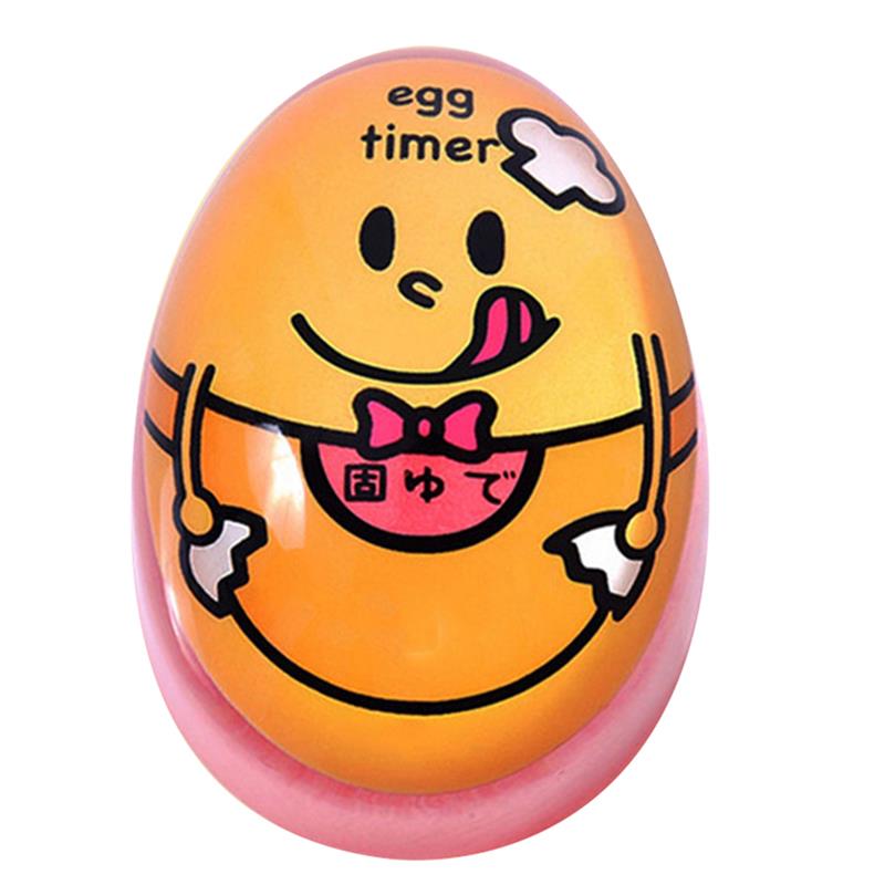 1pcs Egg Perfect Color Changing Timer Yummy Soft Hard Boiled Eggs Cooking Kitchen Eco-Friendly Resin Egg Timer Cute Timer Tools: Default Title