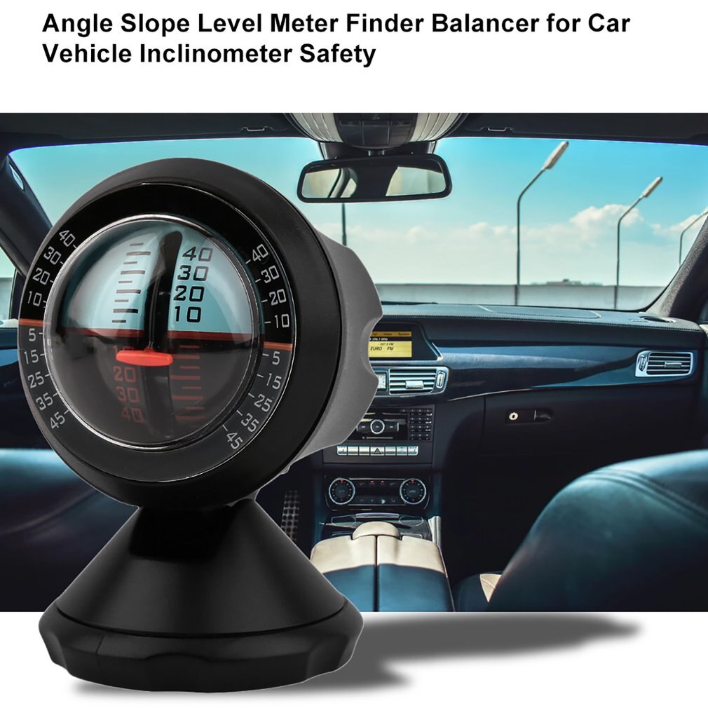 Draagbare Hoek Helling Level Meter Finder Balancer Car Vehicle Inclinometer Angel Niveau Finder Tool Voor Auto Reizigers