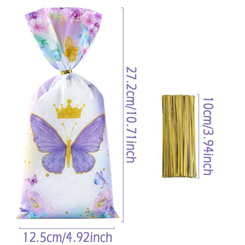 Bolsas de unicornio para dulces, 25/50/100 piezas, embalaje de , decoración de de cumpleaños, bolsa de para niña, suministros de cumpleaños para Baby Shower: Borgoña / 5x5x5 cm