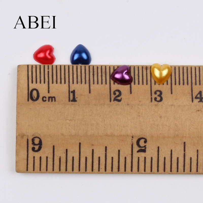 1000 Pz Mezza Perla Perline Per Perle Artigianali Flatback Abbellimento - Foto 10