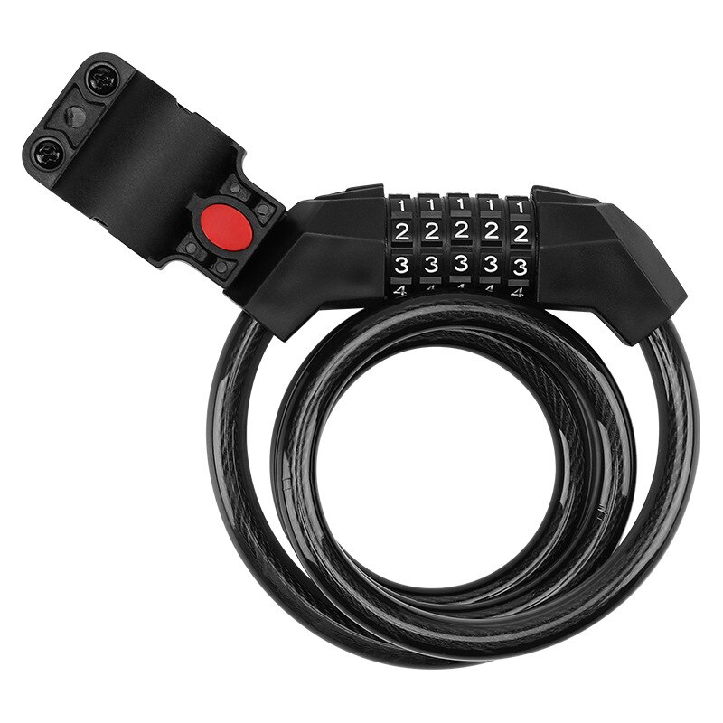 Xiaomi-accesorios para bicicleta eléctrica Qicycle EF1, candado de combinación de 5 dígitos, para bicicleta de montaña y carretera, con soporte