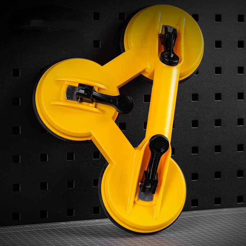 Deli ABS Vacuum Suction Cup 12/40/80/120kg Bearing Capacity Heavy Duty Vacuum Lifter for Granite Tile Glass Manual Lifting Tools