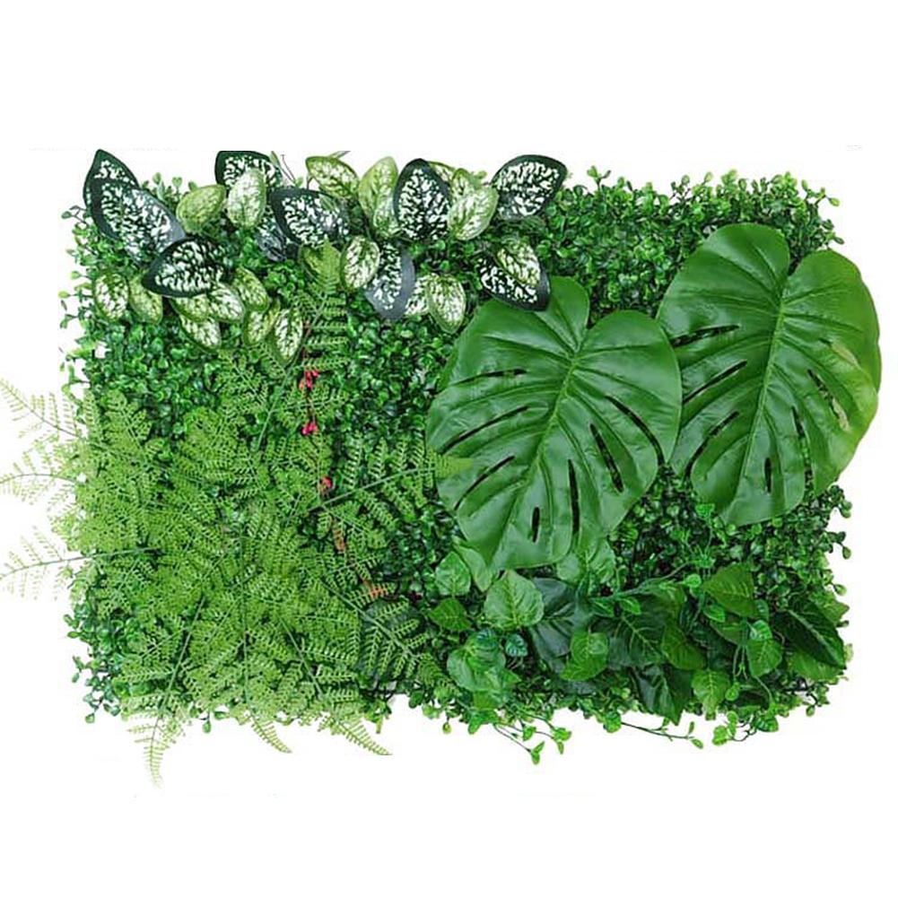 Artificial Plants Mat Privacy Fence Screen Faux Greenery Wall Panels Decorative Suitable For Outdoor Indoor: C