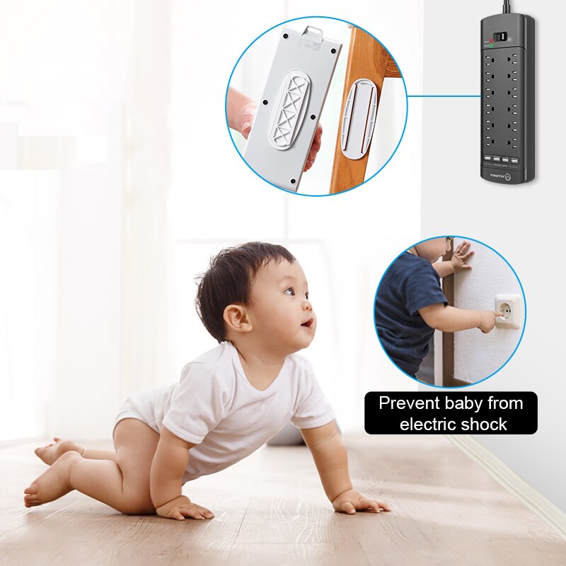 stekkerdoos ophangen 4Pcs Zelfklevende Power Strip Houder Desktop Socket Opknoping Houder Fixator Muur Gemonteerde Afstandsbediening Houder Punch Gratis plug Stickers