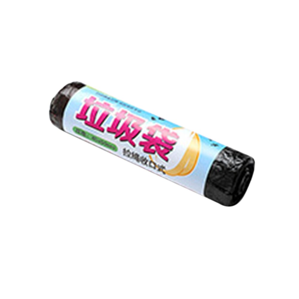 15pcs/roll Rubbish Garbage Bin Liners Kitchen Toilet Waste Trash Bags With Handle Vest Type Disposal Kitchen Sink Trash Bags: black