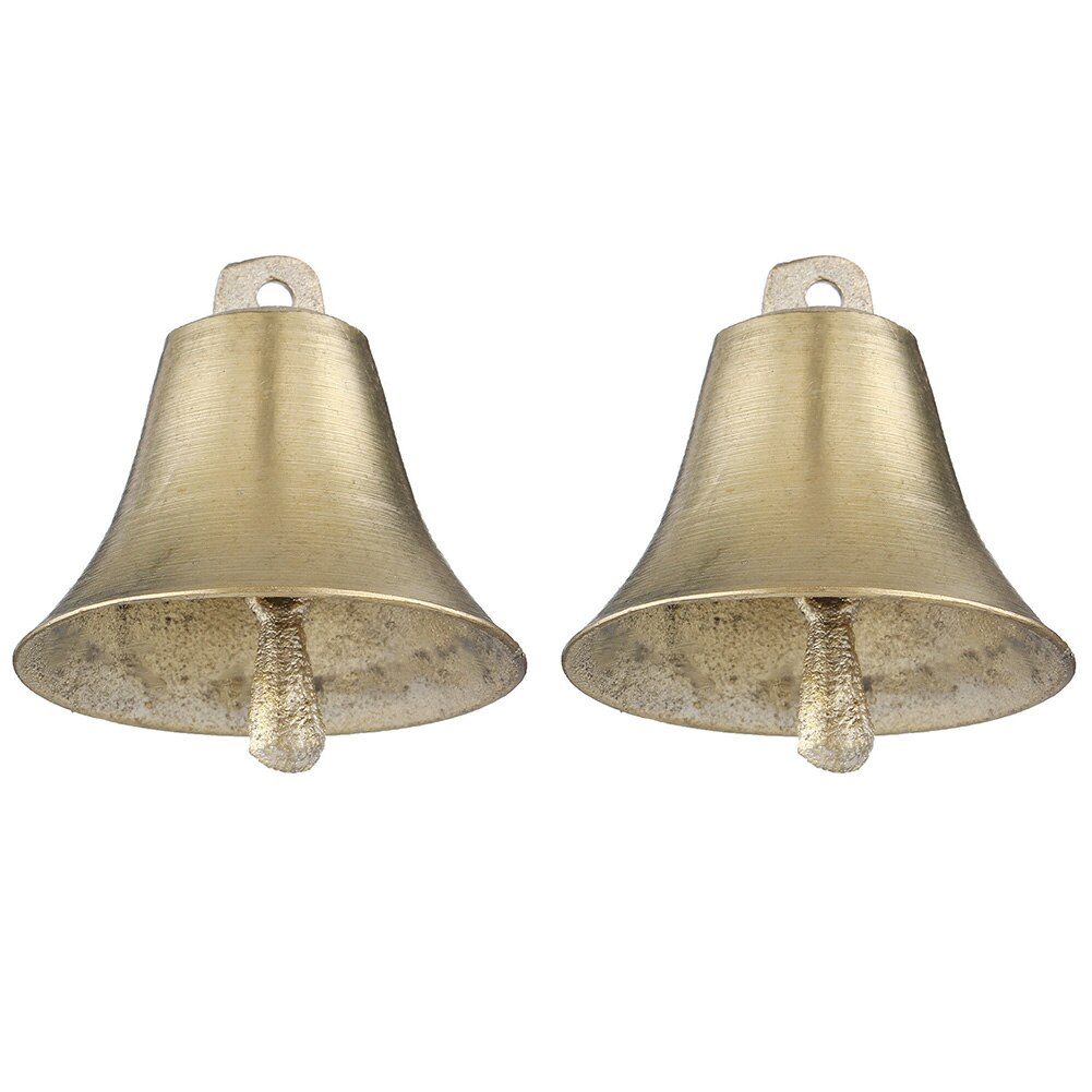 2 uds. De accesorios para granja de ganado duradero, accesorios para Antipérdida de vaca, caballo, decoraciones para ganado de pastoreo Animal, campana de cobre súper fuerte