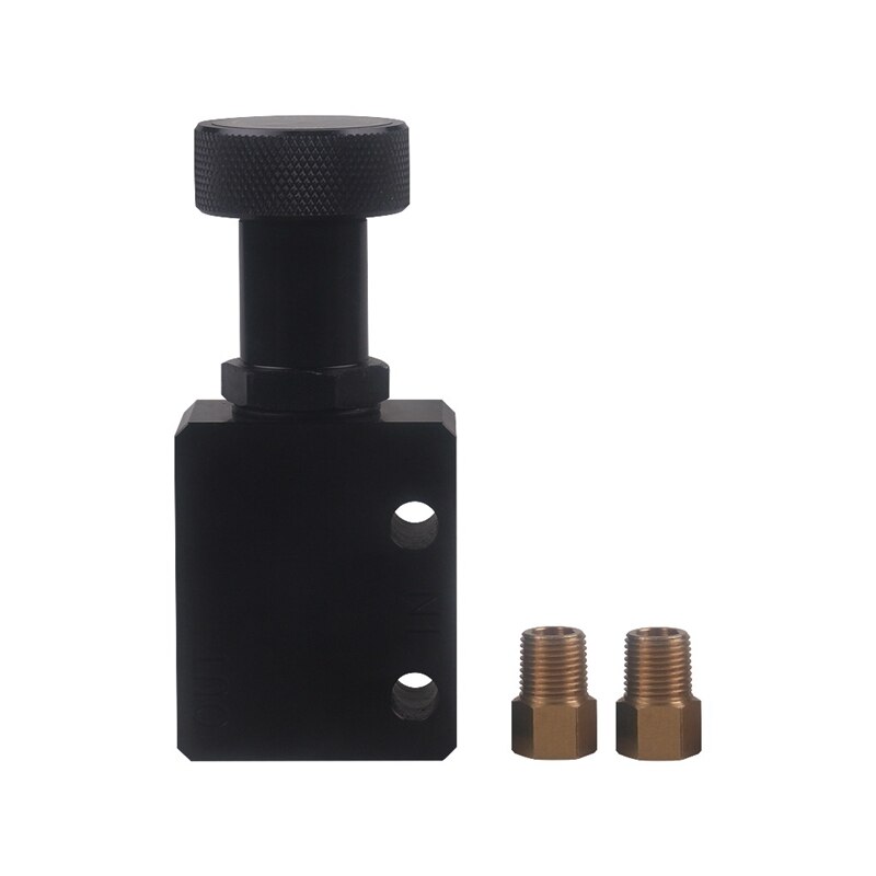Universal Black Adjustable in Line Brake Proportioning Valve Brake Bias Proportioning Valve Pressure Regulator