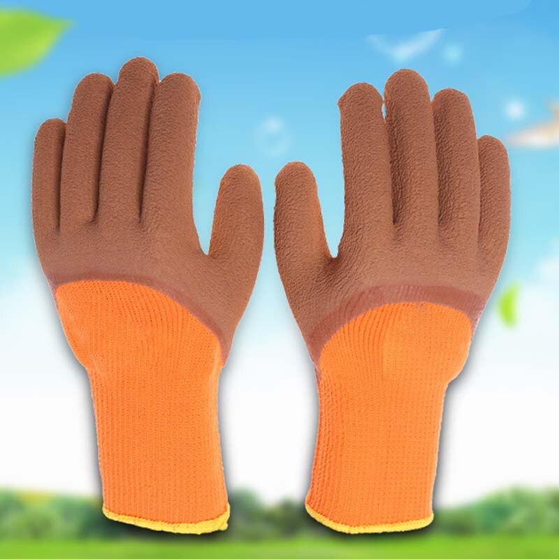 PVC protective protective gloves anti-acid and alkali dipped gloves