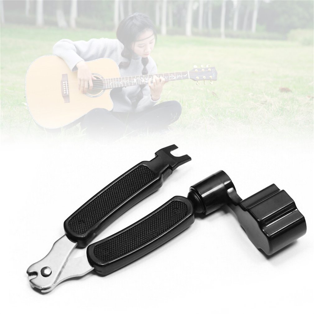 Guitar Tuning Tool 3 In 1 Stringed Instrument Accessories Guitars String Cutter Pin Puller Guitar Winder String Clamp Remover