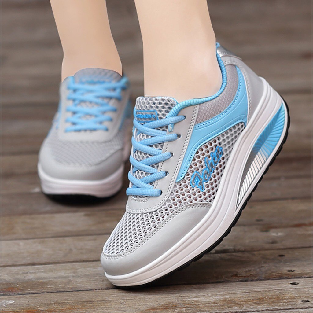 JAYCOSIN Top Brand Spring Sneakers women shoes Women's Mesh Breathable Sneakers Casual Shoes Student Running Shoes