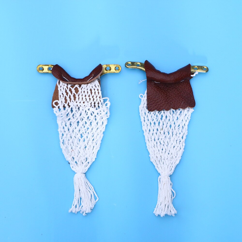 6Pcs Biljart Zakken Leather Pool Snookertafel Vervanging Netten Zakken Kit