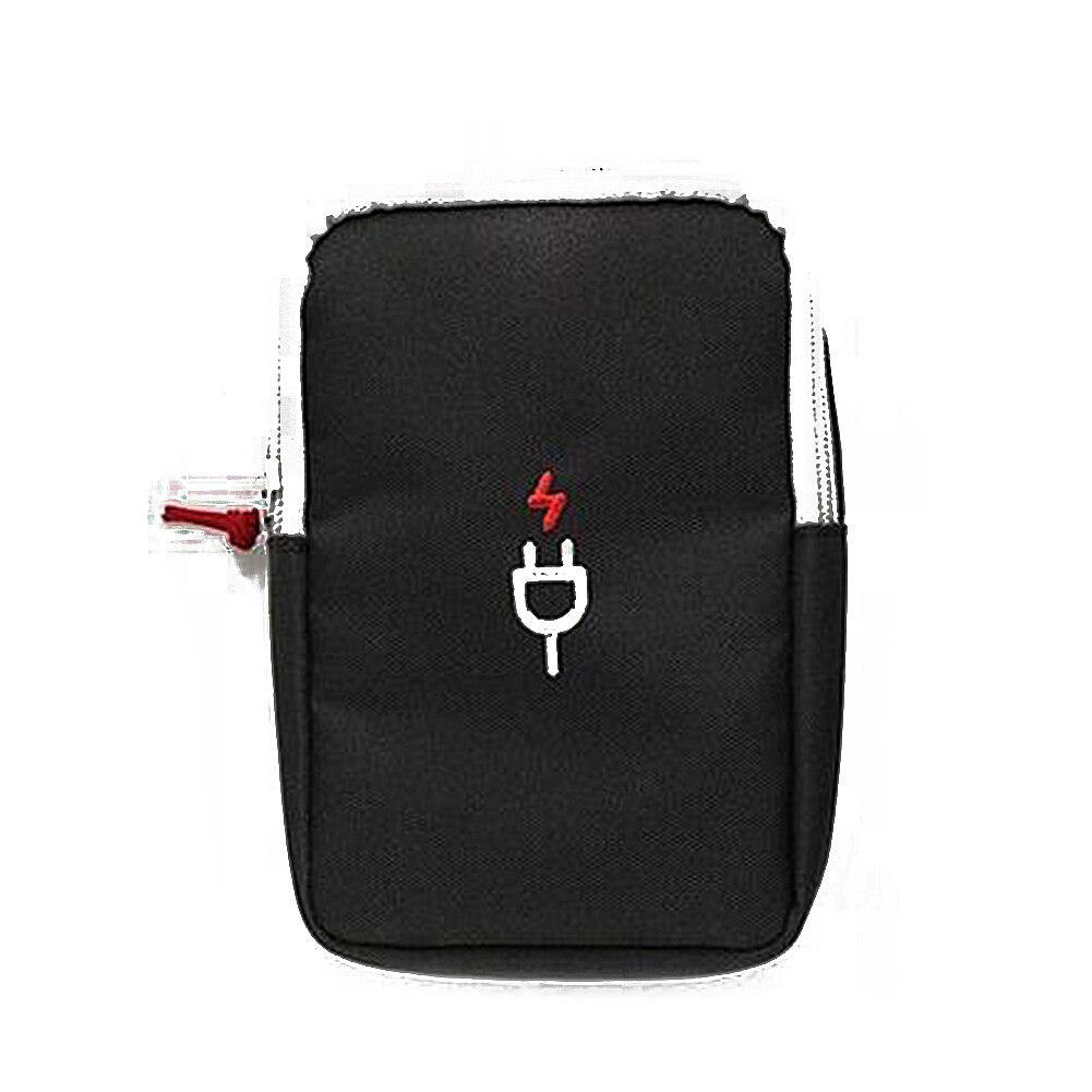 Rejse gadget organisator taske bærbar digital kabeltaske elektronik tilbehør opbevaring bæretaske pose til usb power bank: Grå