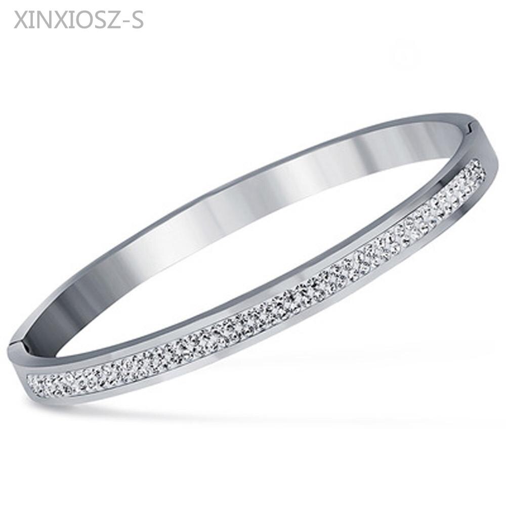 Runde Silber Manschette knapp O Armreif Armbinde Frauen Schmuck XINXIOSZ: XINXIOSZ-S