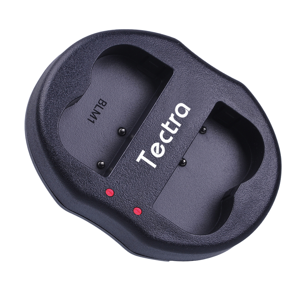 Tectra 1pcs PS-BLM1 BLM-1 BLM-01 PSBLM1 BLM1 Camera USB Dual Charger for Olympus E-300 E-330 E-500 E-510 E-520 E-3 E-1 E-30