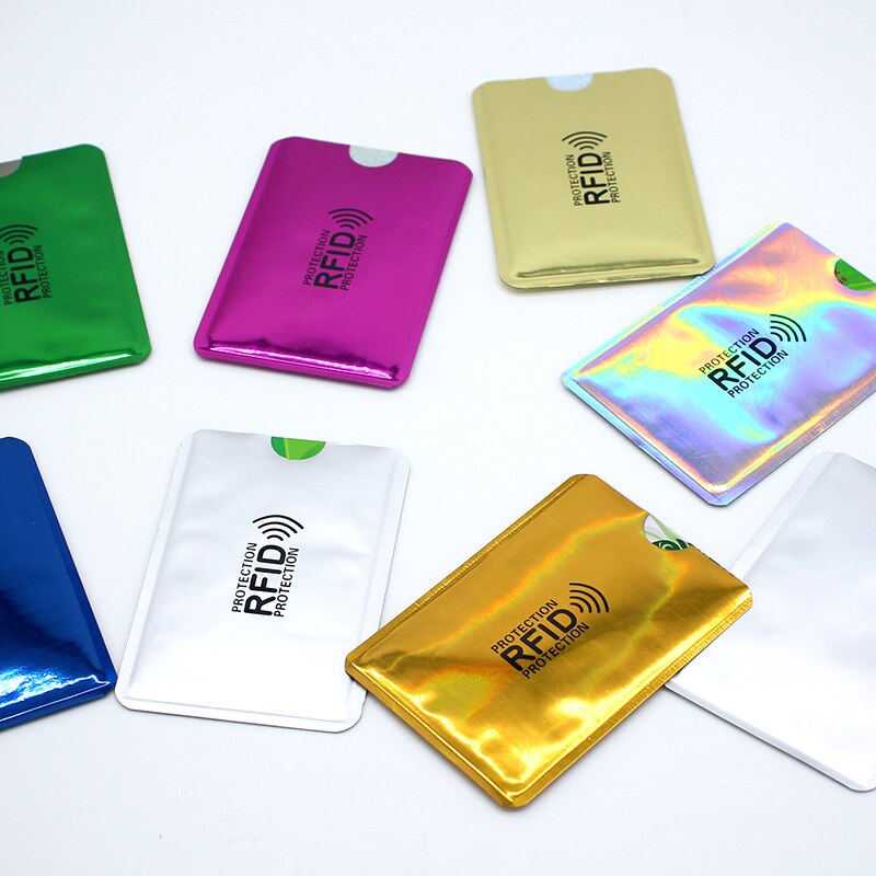 Anti Rfid Kaarthouder Portemonnee Blokkeren Reader Lock Bank Kaarthouder Id Bank Card Case Aluminium Bescherming