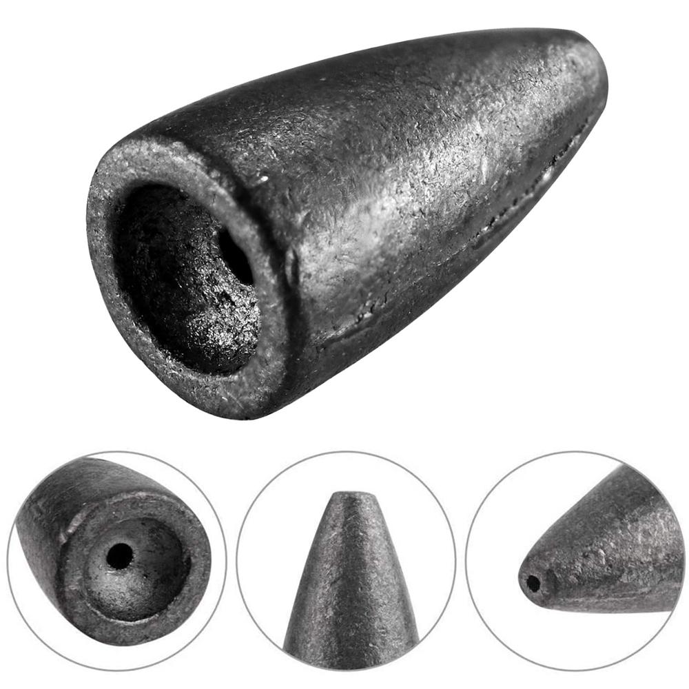 35 stuks/doos vislood loodlood kogellood vislood texas rig zachte worm visaccessoires 3.5g 5g 7g 10g 14g