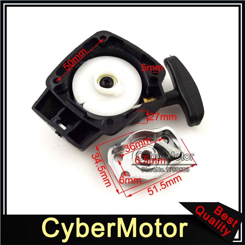 Recoil Pull Starter With Claw Pawl For 2 Stroke 22.5cc 23cc 25cc 26cc Engine Zooma Goped Mosquito Tornado Gas Scooter