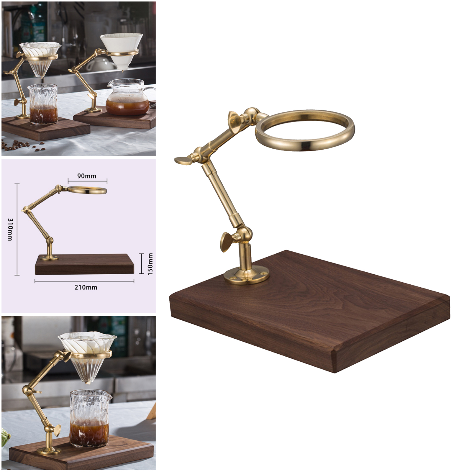 Drip Station Thee Koffie Stand Giet Over Koffie Druppelaar Stand Filter Houder