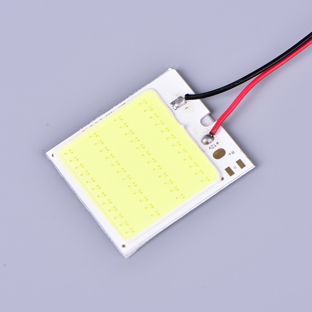 1Set 2XT10 48 COB SMD LED Panel Super White Interior Read Map Bulbs Lighting Stadium