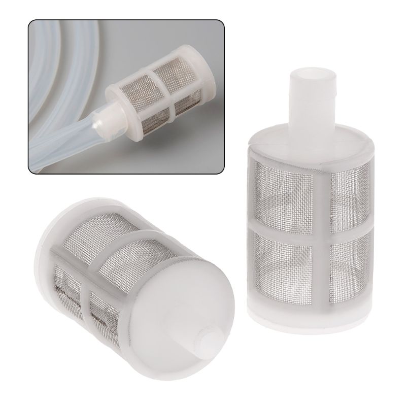 Aquarium Filter Gittergewebe Wasser Pumpe Schlauch Netz Sauber Bildschirm Pumpen Aquarium Lieferungen 7mm/10mm Edelstahl kunststoff Garten