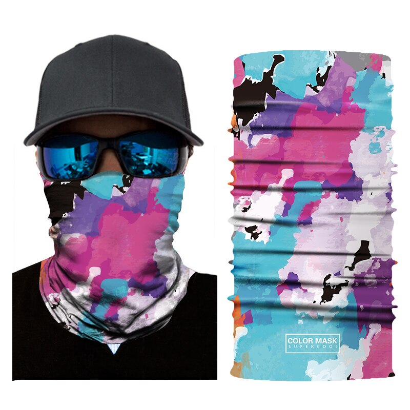 3D sans couture magique masque facial couverture Bandana cou guêtre tubulaire anneau foulards soleil garde visage bandeau écharpe vélo chapeaux: AC214