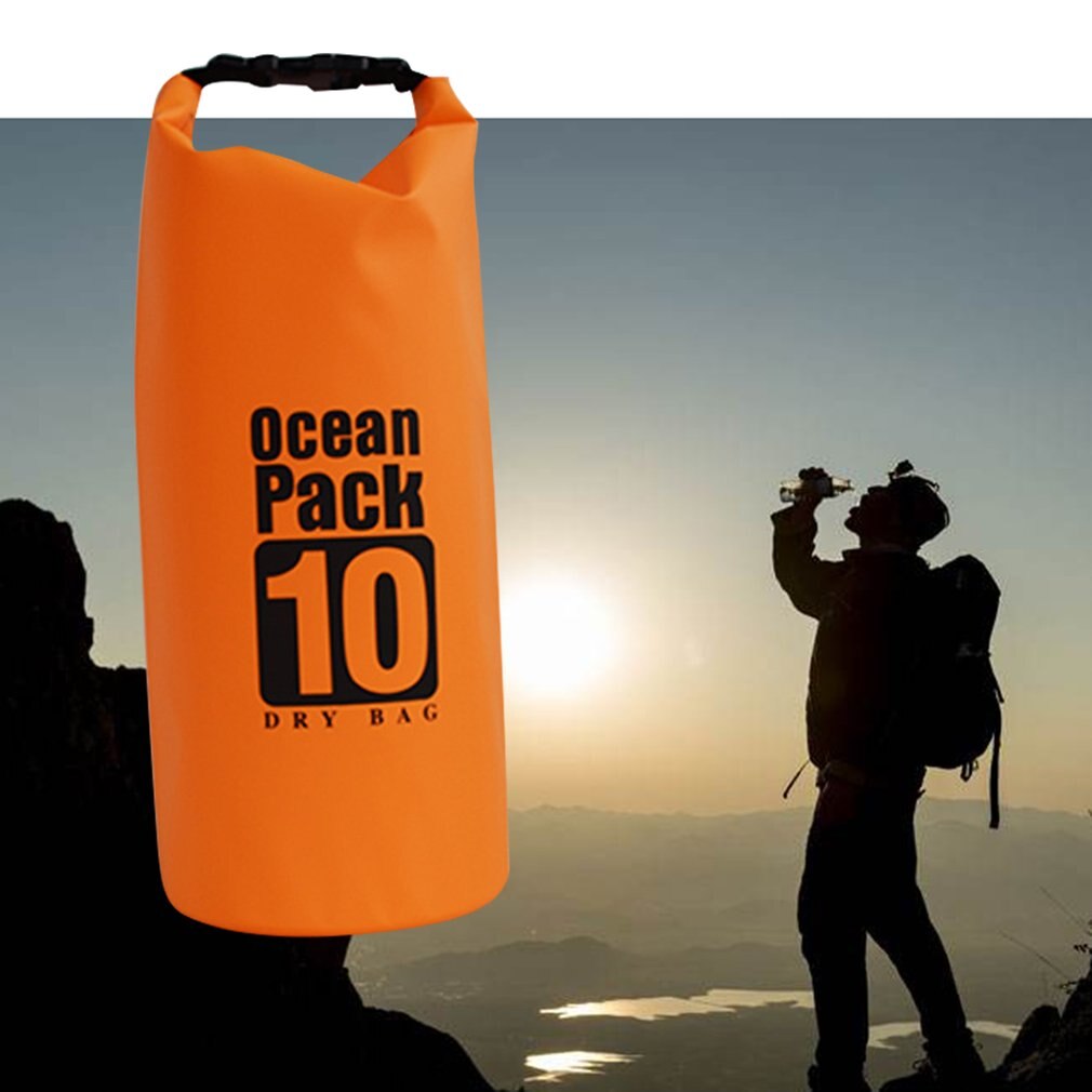 Waterdichte Sport Dry Bag Roll Top Afneembare Schouderbanden Opbergtas Kanoën, Strand, Kamperen En Vissen 10L