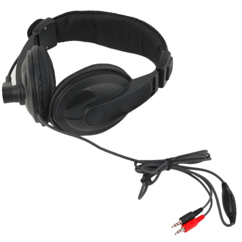 Casque de jeu filaire stéréo basse, 3.5mm, avec Microphone, technologie antibruit, pour ordinateur portable et smartphone