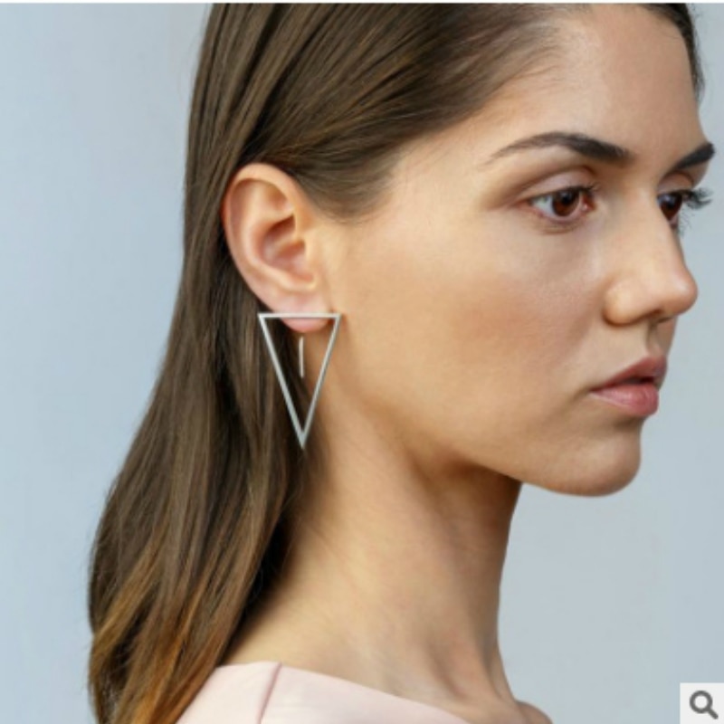 Pendientes de gota geométricos con personalidad para mujer y niña, joyería de , pendiente de triángulo, aretes al por mayor