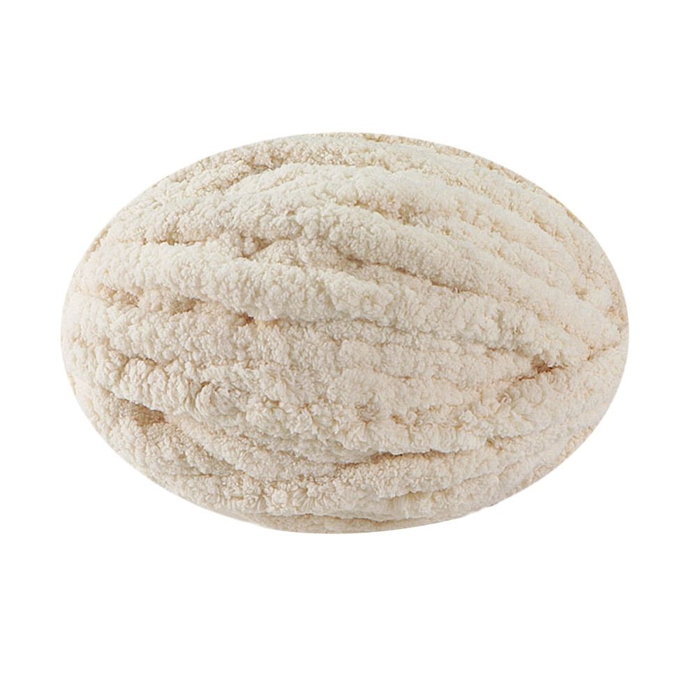 250g/ nystan flerfärgat chenillegarn för stickning och virkning filt kudde grov tjock linje mjukt varmt virkgarn halsdukslinje: Mörkgrå