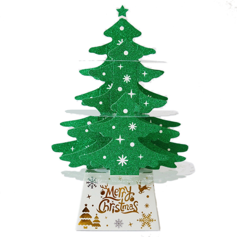 Décor de sapin de noël pratique à faire soi-même, bureau de noël, maison de Village de neige, décoration de noël pour la maison: Saphir profond