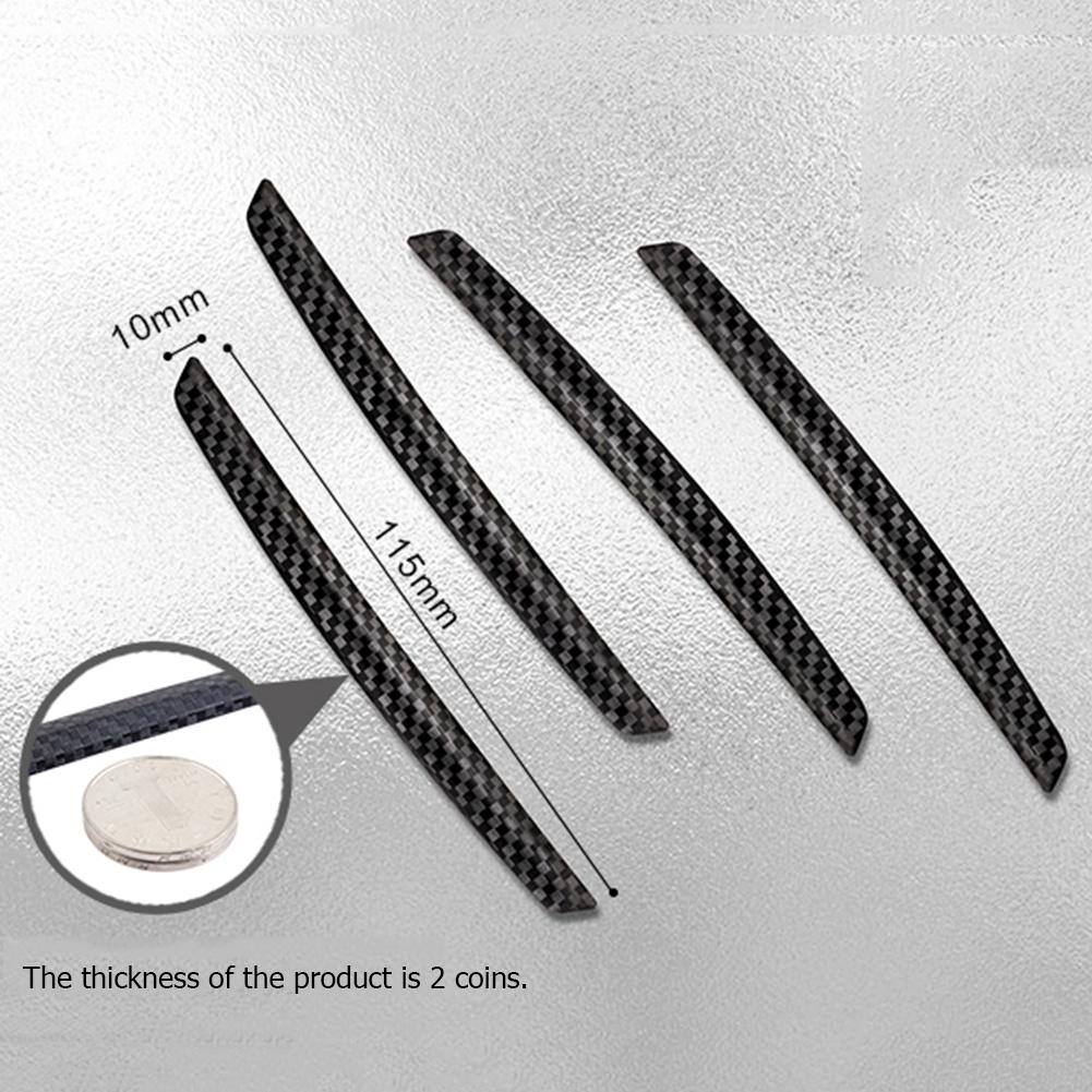 4 Stuks Duurzaam Auto Anti-Collision Strips Hit Kleur Autodeur Edge Anti-Collision Strips Anti-Kras stickers Protector Guard