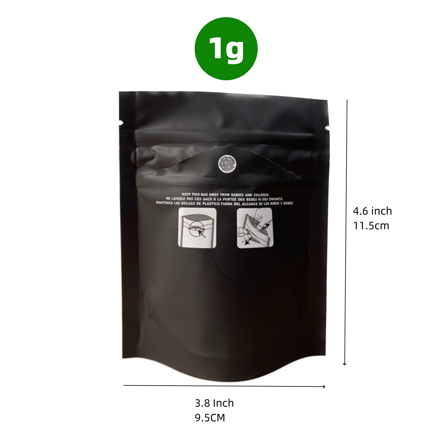 10 paquetes de bolsas de almacenamiento y curado con cerradura y sellado, bolsas de cultivo termosellables, bolsas de cultivo de pie resistentes a los niños a prueba de olores