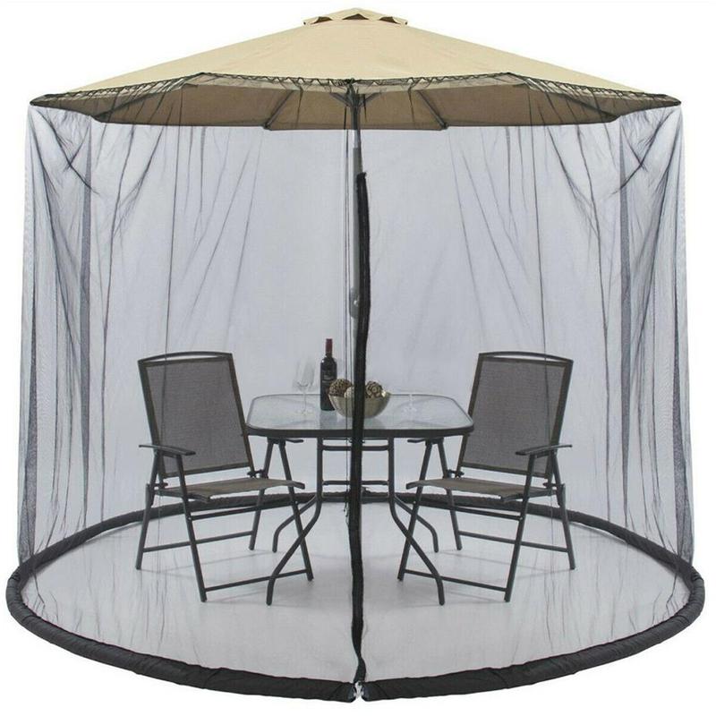 Outdoor Patio Umbrellas With Various Specifications Mesh Cover Mosquitoes To Prevent Roman To Install Umbrellas S8M2