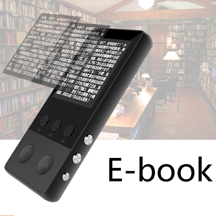 Bluetooth Metal Mp3 Player Built-In 8G Hifi Lossless Music With Peeter And Loud Speaker(Black)