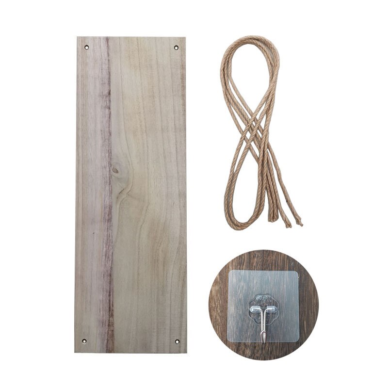 Estante de madera para pared maceta colgante de madera, estante de madera flotante montado en la pared, estante de pared para dormitorio: B01