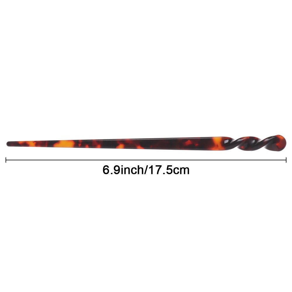 Retro Eenvoud Haar Sticks Elegante Acetaat Eetstokje Vrouwen Meisjes Haarspelden Haar Clip Haaraccessoires Haar Styling Tool