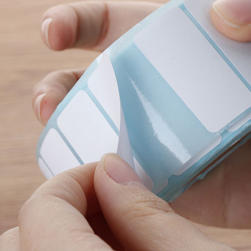 Adhesive Thermal Label barcode Sticker Paper Supermarket Price Blank Label Direct Print Waterproof Print Supplies