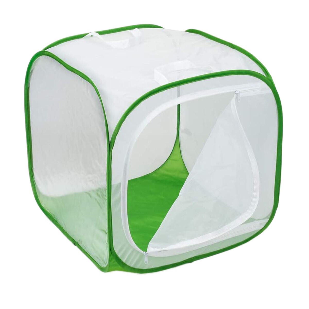Insect En Vlinder Kooi Insect Observatie Cube Met Rits Terrarium Pop-Up 11.8 Centimeter Lang Grote Opvouwbare Insect Netto kooi