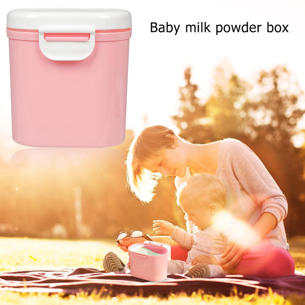 Baby Formula Milk Storage Infants Portable Milk Powder Formula Dispenser Food Container Storage Feeding Box for Kids Food PP Box