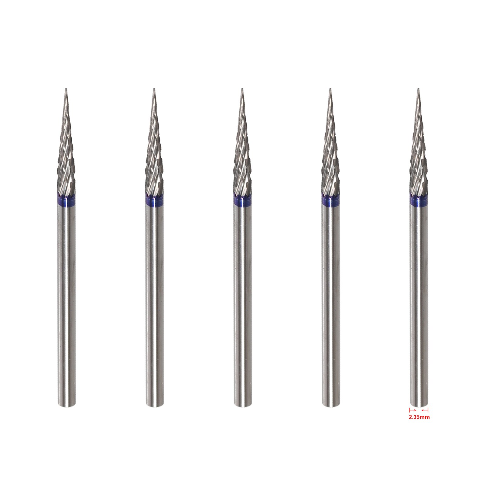 10 Sizes Dental Tungsten Carbide Steel Burs Teeth Drill 2.35mm Fit Polishing Handpiece Marathon: M01