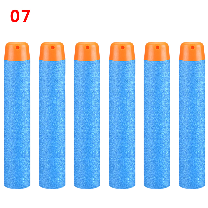 10pcs/bag Soft Hollow Hole Head Refill Darts Toy Gun supply for Christmas Birthday Kid Children TSLM1