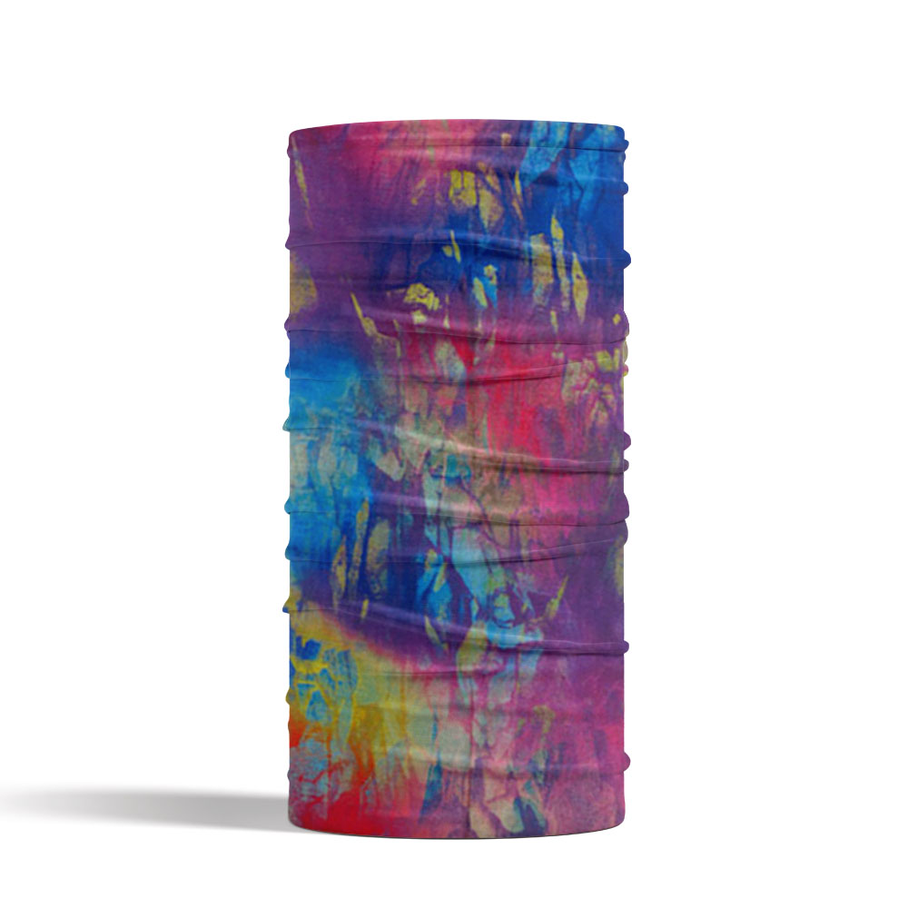 Pañuelo colorido estampado para mujer, pañuelos de verano para exteriores, bufanda protectora solar para ciclismo, protector facial a prueba de polvo, cubierta para el cuello, polaina