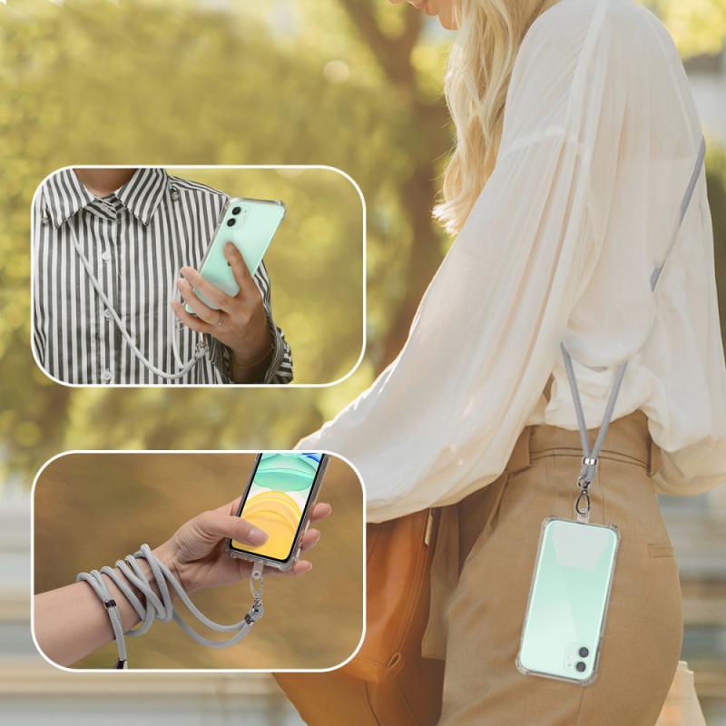 Telefon Schlüsselband Verstellbare Abnehmbare Nacken Kabel Schlüsselband Gurt Telefon Sicherheit Halteseil Für Alle Handys Und fallen Kombination Zubehör