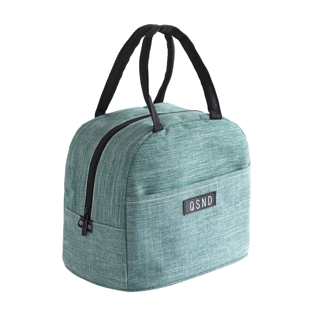 Hot Vendas de Alimentos À Prova de Óleo Sacos de Piquenique Portátil Sacos de Tote Da Forma Bento Estudante Almoço Térmica Tote Almoço Isolados Sacos De Armazenamento: Green