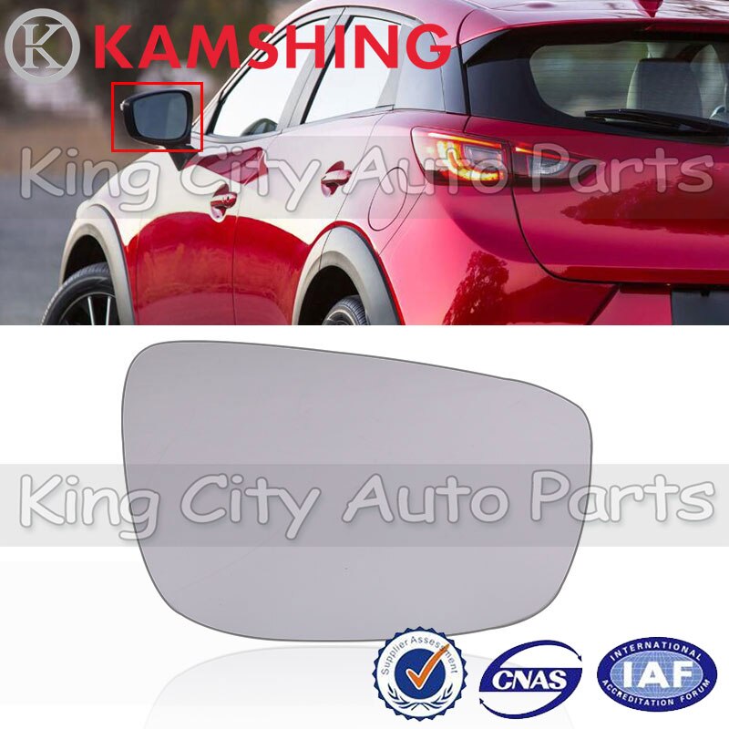 CAPQX dla Mazda CX4 CX-4 CX3 CX-3 2012-2018 z ogrzewaniem boczne szkło lustrzane lusterko wsteczne lusterko wsteczne biały obiektyw