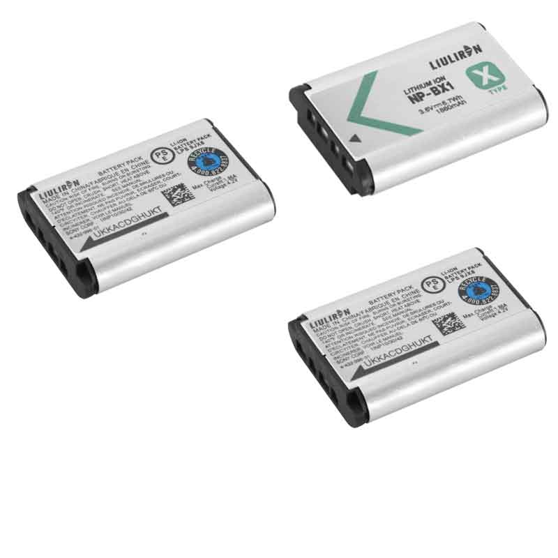 Oryginalny LIULIRON 1860mAH NP-BX1 NPBX1 NP BX1 Bateria Bateria robić Sony fdr x3000 HDR jak300 DSC rx100 iii zv-1 DSC RX1 RX100iii: 3bateria